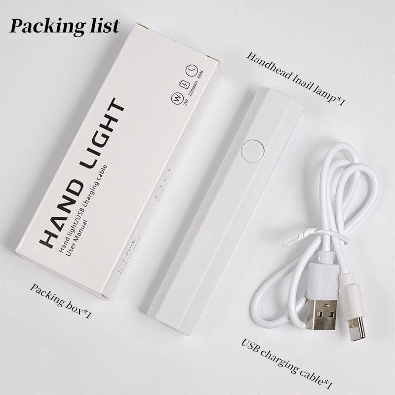 No Brand Pink Hexagon Handheld Nail Lamp 3W 13 No Brand Pink Hexagon Handheld Nail Lamp 3W - Image 13