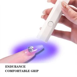 No Brand White Triangle Handheld Nail Lamp 3W -Born Pretty Salon zhu 6 68e63785 e791 4826 ae51 9861ccb3b630