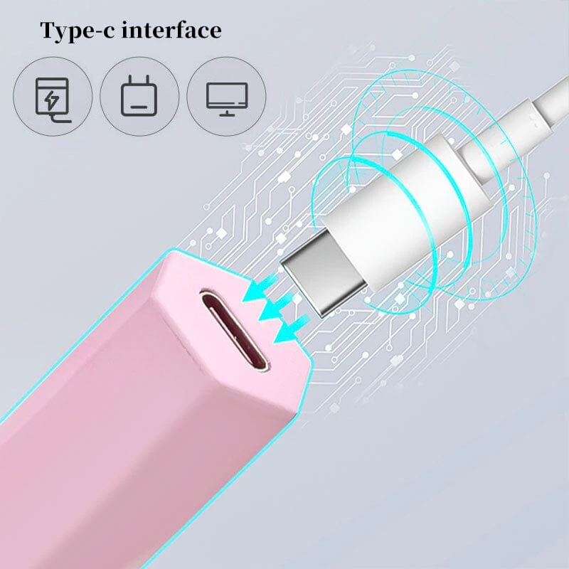 No Brand Pink Hexagon Handheld Nail Lamp 3W 10 No Brand Pink Hexagon Handheld Nail Lamp 3W - Image 10