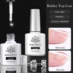 BORN PRETTY Rubber Top Coat 10ml