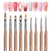9pcs Nail Brush Set