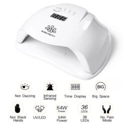 54W UV LED Nail Lamp -Born Pretty Salon zhu7 6d9b73ff e135 4888 8f9a 8cee9448c310