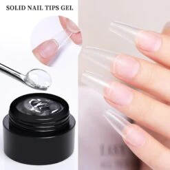 Clear Solid Nail Tips Gel 5ml -Born Pretty Salon zhu9 9754c9f6 f47b 4b6e 89f2 1f0e059d2508