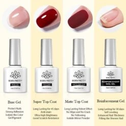 3pcs Set #02 Base Top Coat 10ml -Born Pretty Salon zi1 66c261cb 2731 40d5 a79c f940df612ac0