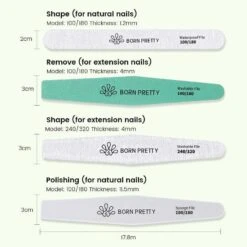 Washable Nail File -Born Pretty Salon zi1 8de07496 2b5f 45f2 af8d cbccc84411a5