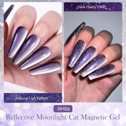 Reflective Moonlight Cat Magnetic Gel 10ml -Born Pretty Salon zi1 c3665645 f51d 417e b459 4729f68d3e96