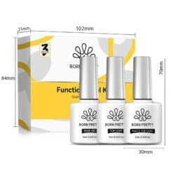 3pcs Set #01 Base Top Coat 10ml -Born Pretty Salon zi2 89e9192b 753f 44ea 950f c753ea558985