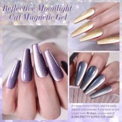 Reflective Moonlight Cat Magnetic Gel 10ml -Born Pretty Salon zi2 e1100e0a bf86 49d5 96d4 f1da5757cf6f