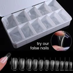 550Pcs Coffin Soft Gel Tips -Born Pretty Salon zi4 55c2d9aa 31d5 48cf 82c4 b026c5d88ec1