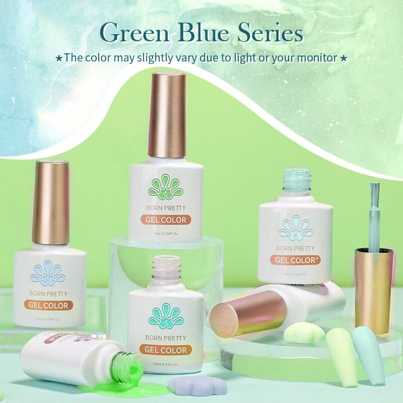 Light Blue Gel Polish CG030 10ml 14 Light Blue Gel Polish CG030 10ml - Image 14