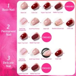 Rose Pink 6 Colors Gel Polish Set 25 10ml -Born Pretty Salon zi8 01ddafd7 6333 4cfd 9ad9 34542366d3f8