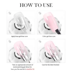 Super Shine Silver Metal Painting Gel -Born Pretty Salon zi9 548e05c1 108d 4a46 a725 bea06cd445ec