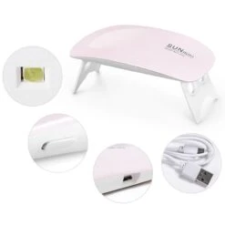6W Mini UV LED Nail Lamp Pink -Born Pretty Salon zt10 c6ec3fc9 0696 4e78 8590 ed3749338bfc